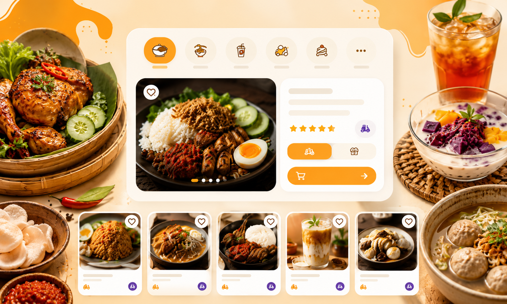 Visual Storefront Warung Nusantara