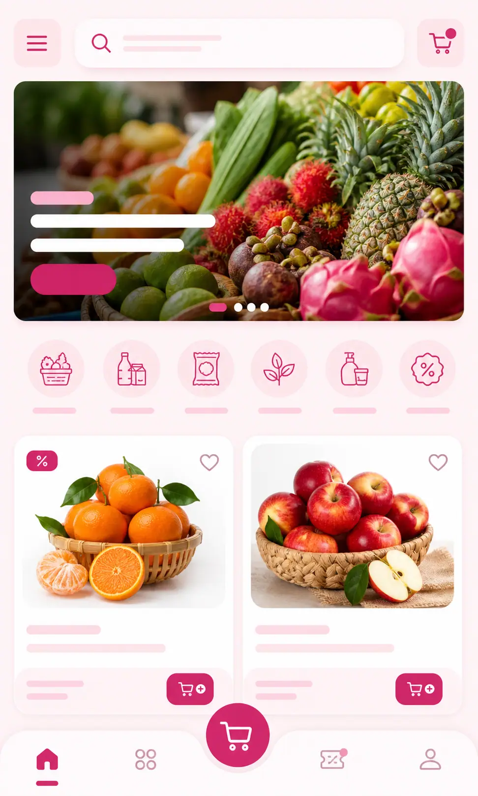 Contoh antarmuka Website dan Storefront Sellios di ponsel