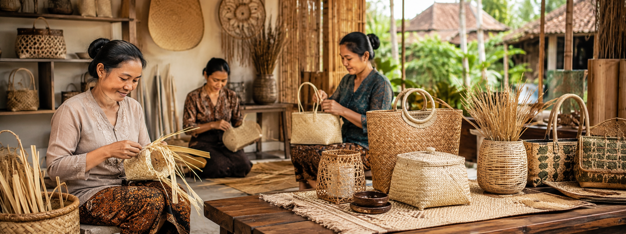 Contoh template Commerce dan UMKM dengan produk lokal